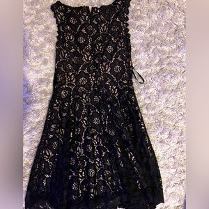 Lace Fit & Flare Dress (juniors dress)